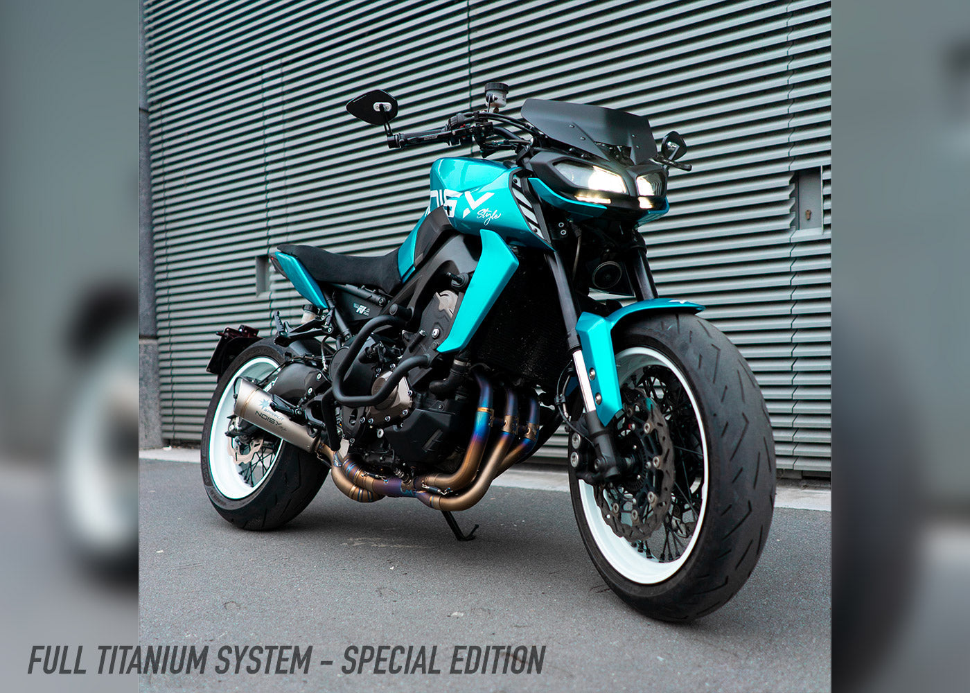 SPARK Yamaha MT-09 / Tracer 900 / XSR900 (14/20) Titanium Full Exhaust System "Grid-O" (racing)