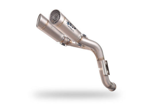 SPARK KTM 1290 Super Duke R (2020+) Titanium Semi-Full Double Exhaust System "Grid-o" (EU homologated)
