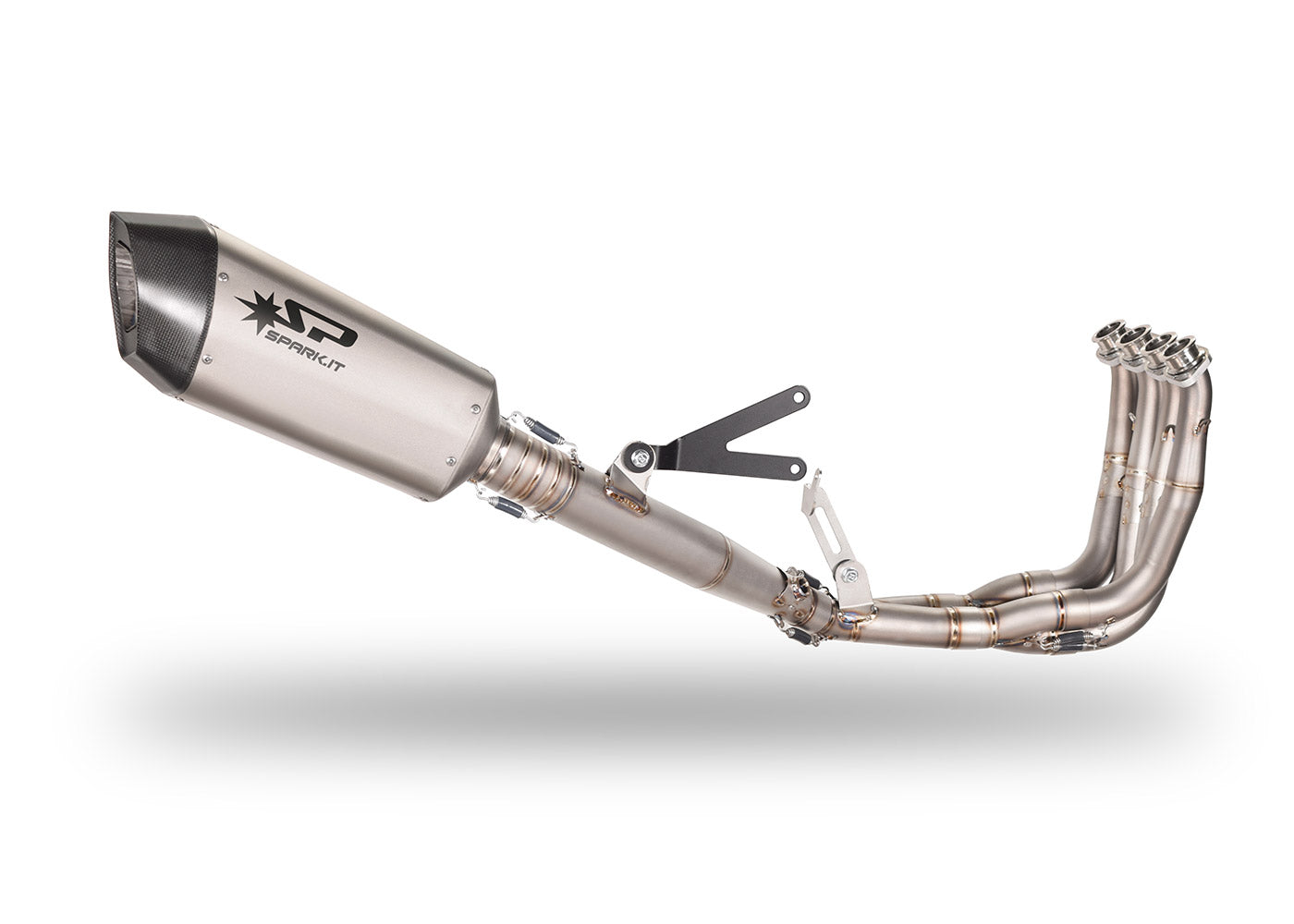SPARK Yamaha YZF-R6 (2008+) Full Titanium Exhaust System "Fighter" (racing; step 3)
