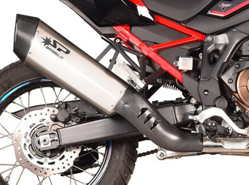 SPARK Honda CRF1100L Africa Twin Titanium Slip-on Exhaust "Fighter" (EU homologated)