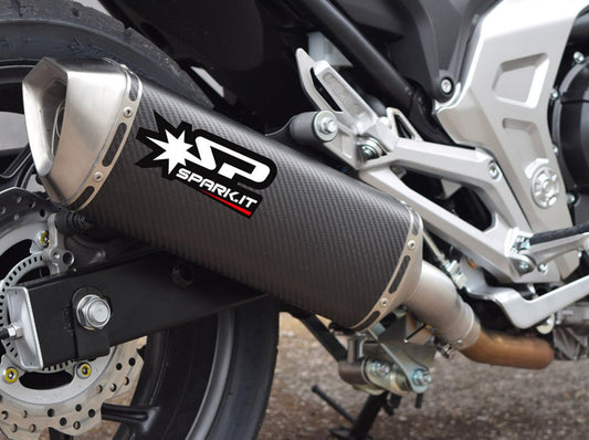 SPARK Honda NC700/NC750 Slip-on Exhaust "Force" (EU homologated)
