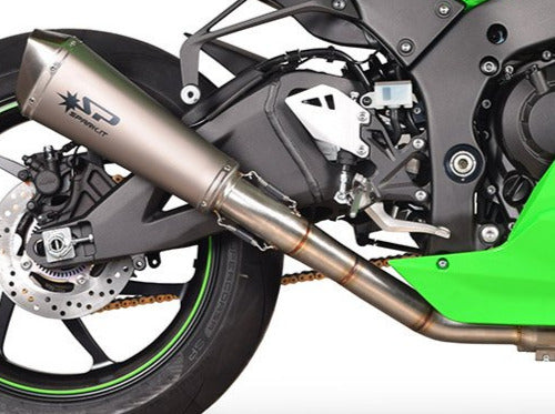 SPARK Kawasaki ZX-10R (2021+) Full Titanium Semi-Full Exhaust System "Konix" (racing)