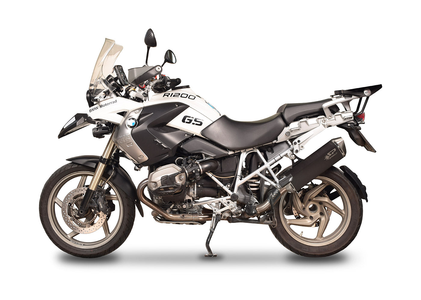 SPARK BMW R1200GS/Adventure (05/09) Slip-on Exhaust "Force" (EU homologated; dark)