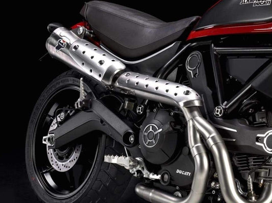 Ducati Scrambler 800 High-Mount Full Racing Exhaust System by TERMIGNONI
