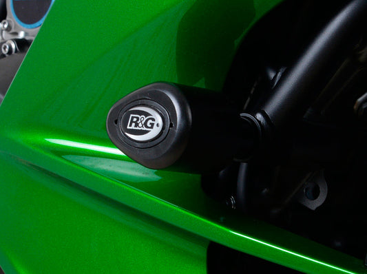 CP0445 - R&G RACING Kawasaki H2 SX (2018+) Frame Crash Protection Sliders "Aero"