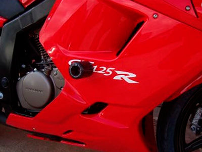 CP0190 - R&G RACING Hyosung GT125/GT250/R Frame Crash Protection Sliders "Classic"