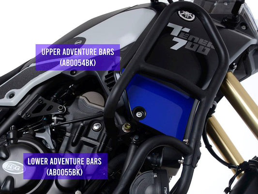 AB0054 - R&G RACING Yamaha Ténéré 700 (2019+) Crash Protection Bars (upper)