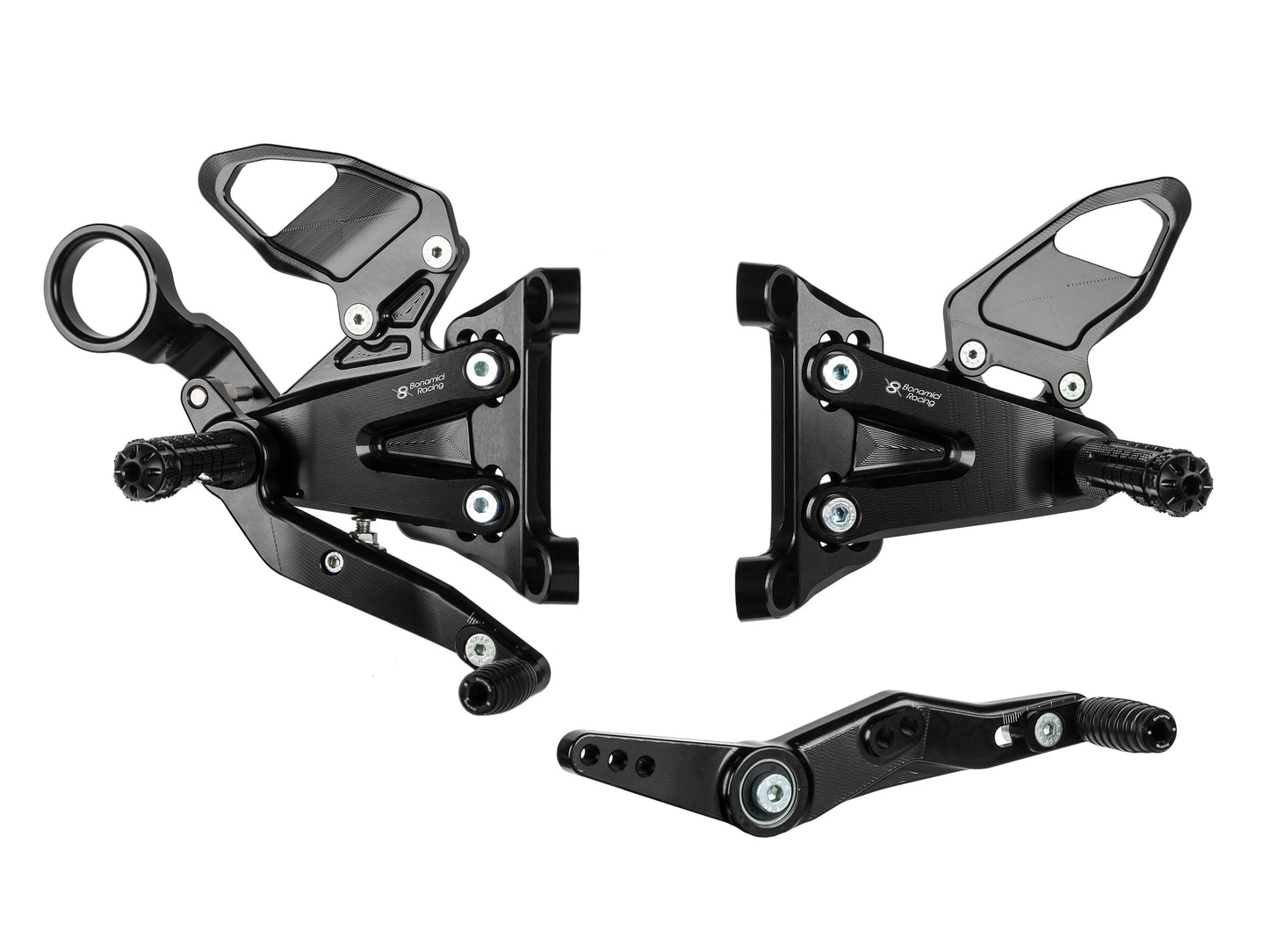 B008 - BONAMICI RACING BMW S1000R (2021+) Adjustable Rearset