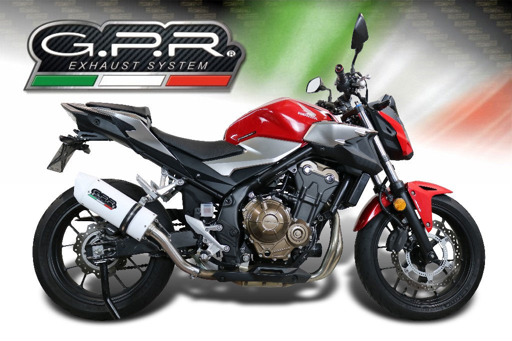 GPR Honda CB500F (2019 – ) Full Exhaust System "Albus Ceramic"