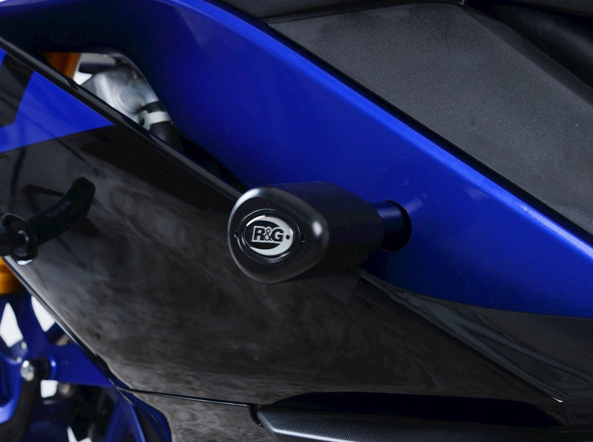 CP0465 - R&G RACING Yamaha YZF-R25 / YZF-R3 Frame Crash Protection Sliders "Aero"