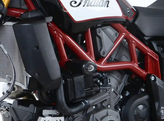 CP0473 - R&G RACING Indian FTR 1200 / 1200S (2019+) Frame Crash Protection Sliders "Aero"