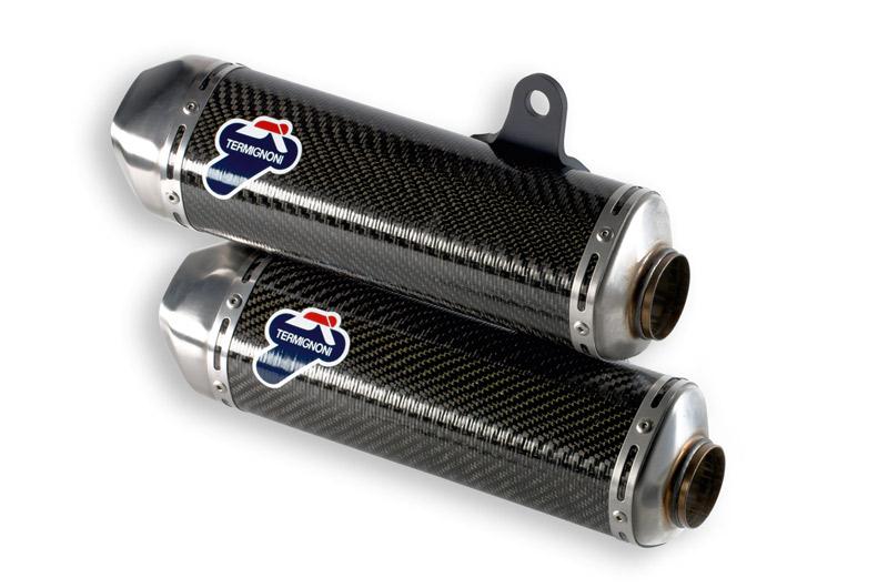 012CR - TERMIGNONI Ducati Monster 1100 Evo Dual Slip-on Exhaust (racing)