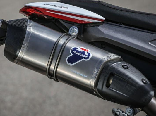 Ducati Hypermotard 821 High Mount Slip-on Silencer by TERMIGNONI