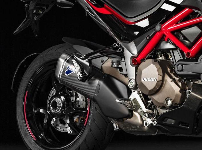 Ducati Multistrada 1200 Carbon Slip-on Silencer by TERMIGNONI