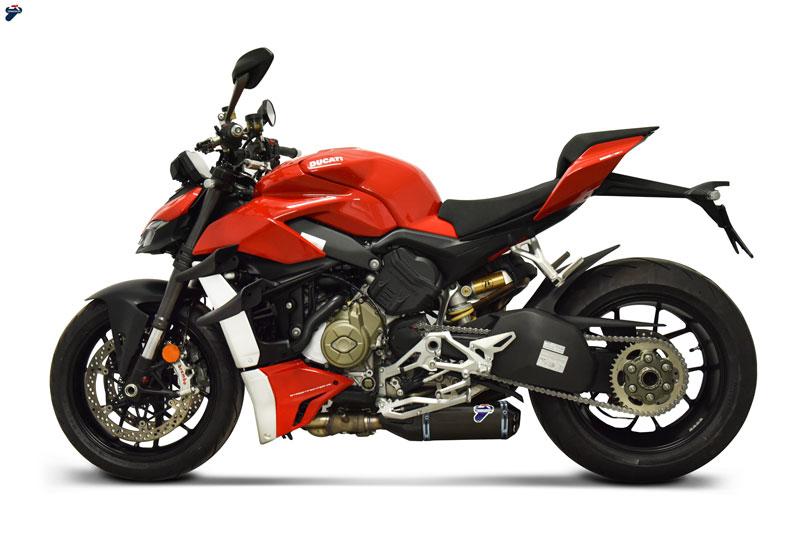 D199 - TERMIGNONI Ducati Streetfighter V4 (2020+) Dual Slip-on Exhaust (black edition)