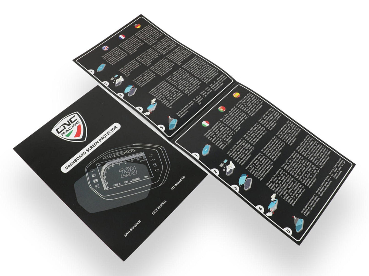 DP026 - CNC RACING MV Agusta Dashboard Screen Protectors kit
