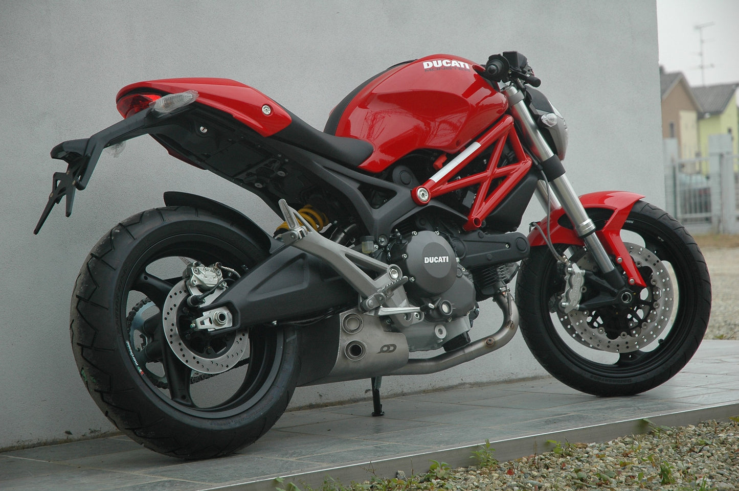 QD EXHAUST Ducati Monster 696 (08/14) Full Exhaust System "Ex-Box" (EURO3)