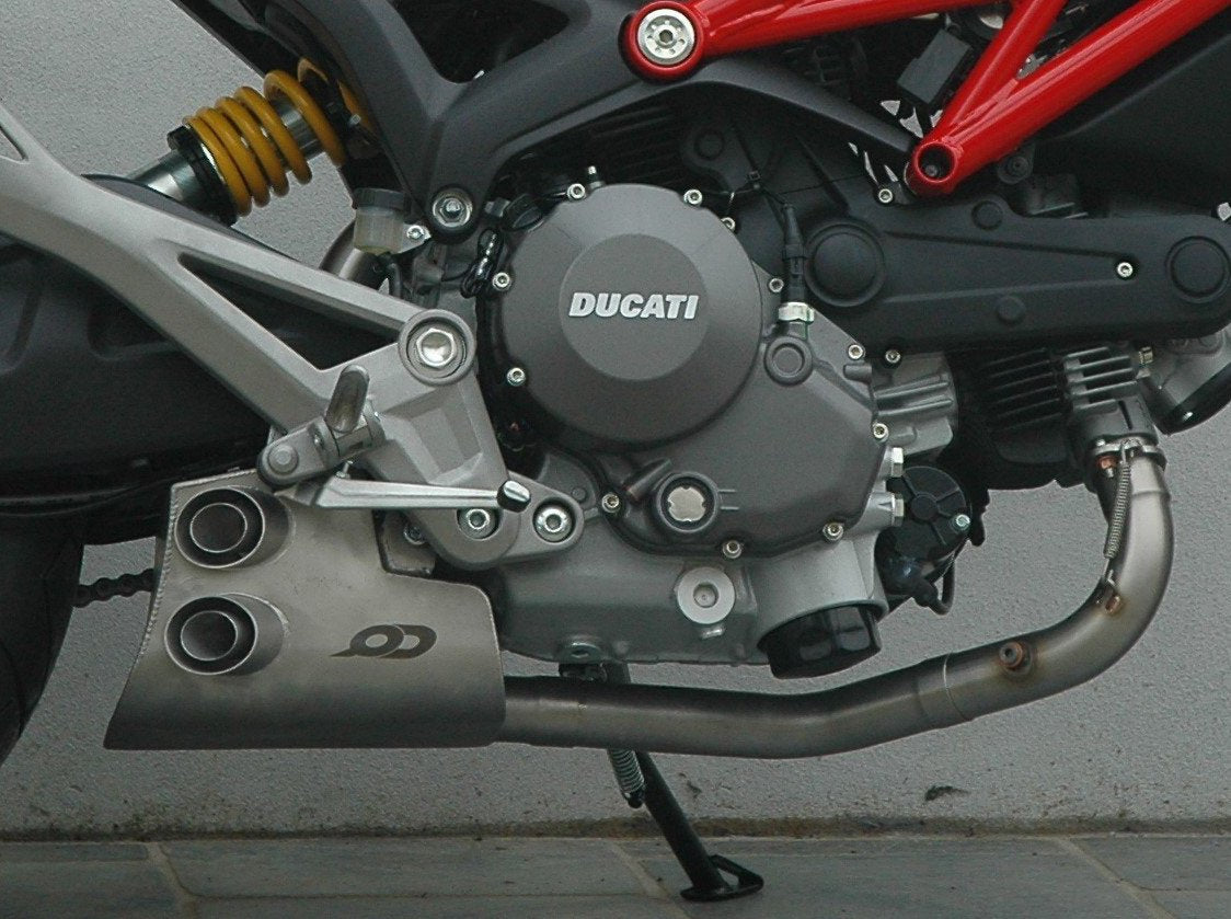 QD EXHAUST Ducati Monster 696 (08/14) Full Exhaust System "Ex-Box" (EURO3)