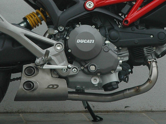 QD EXHAUST Ducati Monster 696 (08/14) Full Exhaust System "Ex-Box" (EURO3)