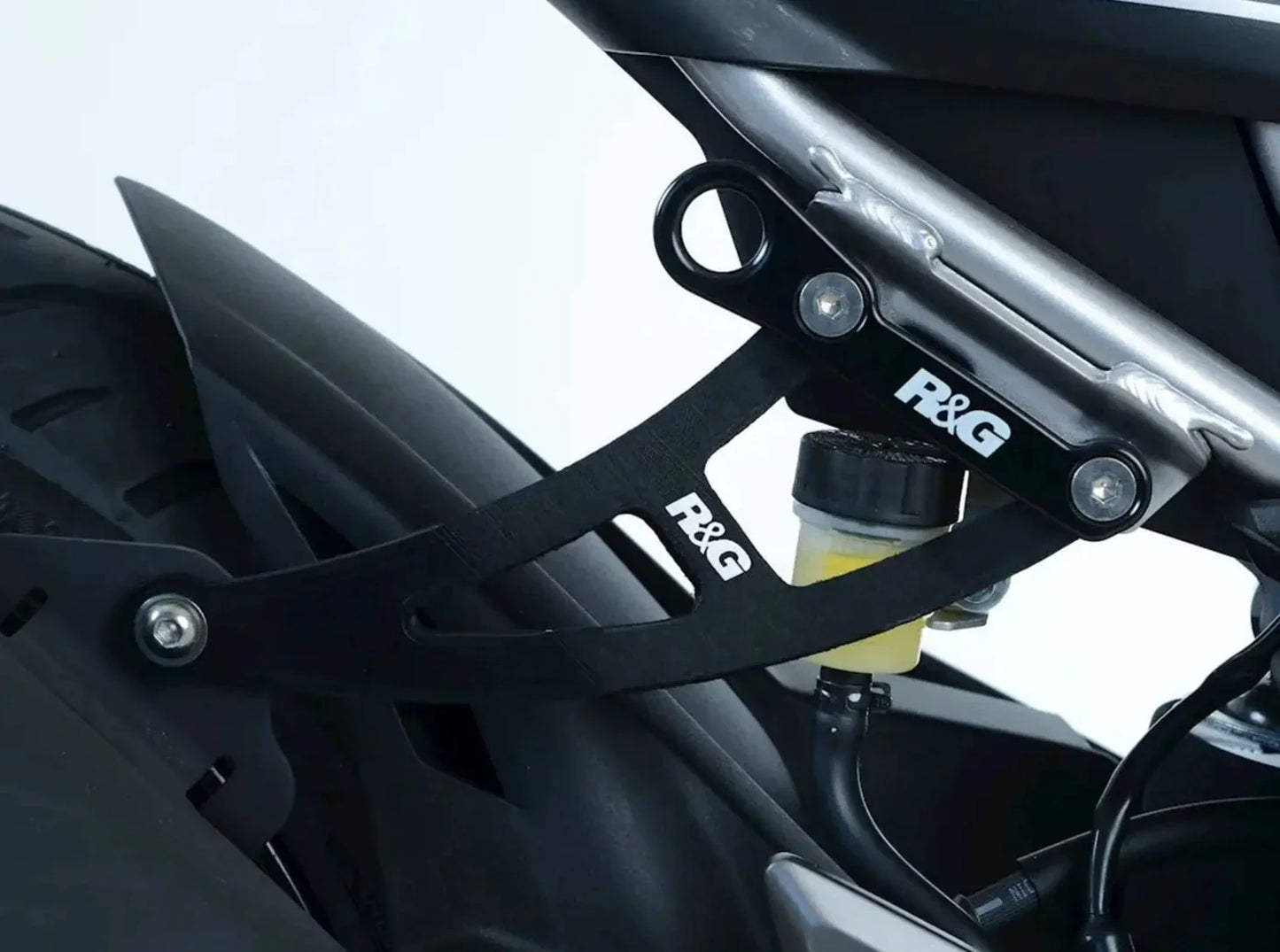 EH0090 - R&G RACING Kawasaki Ninja 125 / Z125 (2019+) Exhaust Hanger & Blanking Plate Kit