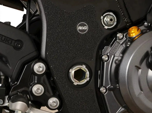 EZBG714 - R&G RACING Suzuki Hayabusa (2021+) Heel Guards Kit