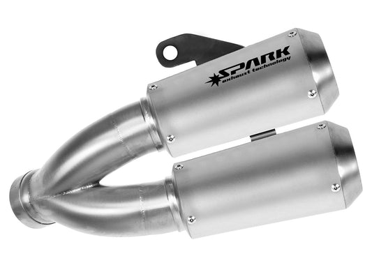 SPARK BMW R nineT Double Titanium Slip-on Exhaust "MotoGP" (racing)