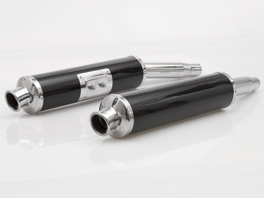 SPARK Ducati SuperSport 750/900 Low Position Slip-on Exhaust "Round" (EU homologated)