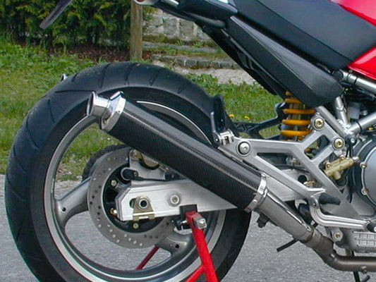 SPARK Ducati Monster 600/900 Low Position Slip-on Exhaust "Round" (EU homologated)