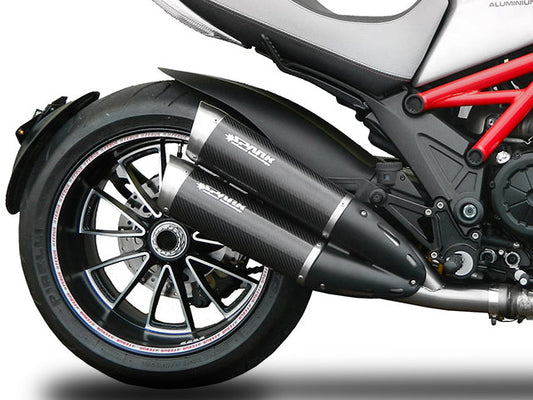SPARK Ducati Diavel (11/16) Slip-on Exhaust "Evo V"
