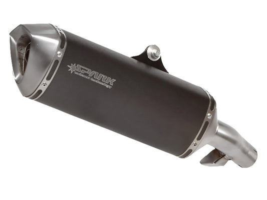 SPARK Honda NC700/NC750 Slip-on Exhaust "Force" (EU homologated; dark)