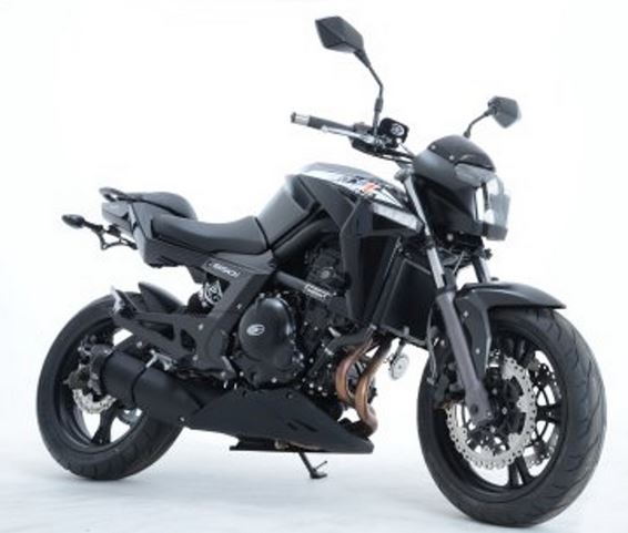 CP0360 - R&G RACING WK Bikes / CFMoto 650i Frame Crash Protection Sliders "Aero"