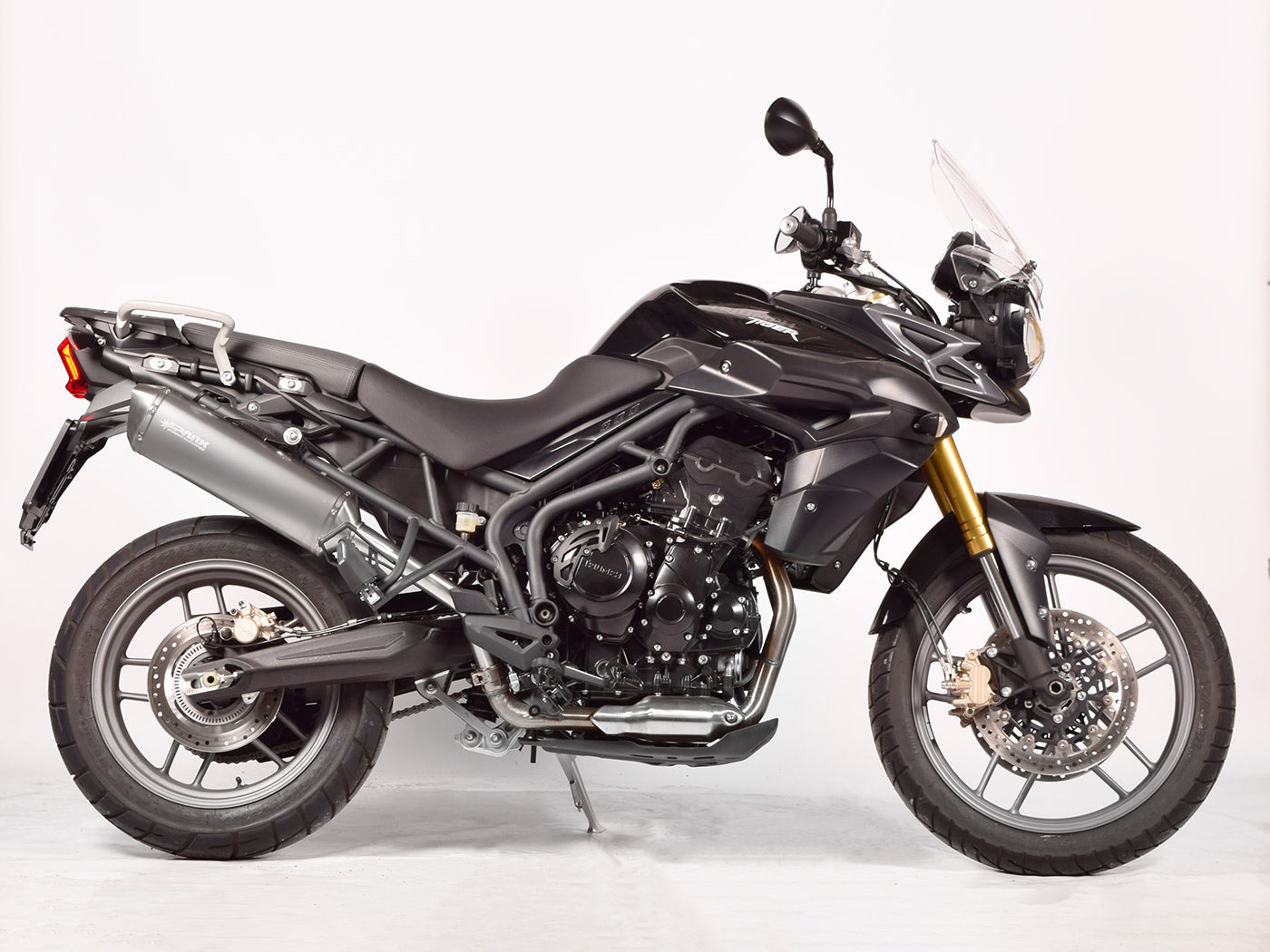 SPARK Triumph Tiger 800 Slip-on Exhaust "Force" (EU homologated)
