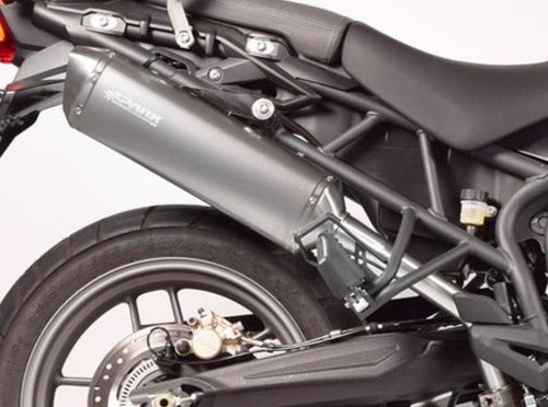SPARK Triumph Tiger 800 Slip-on Exhaust "Force" (EU homologated)