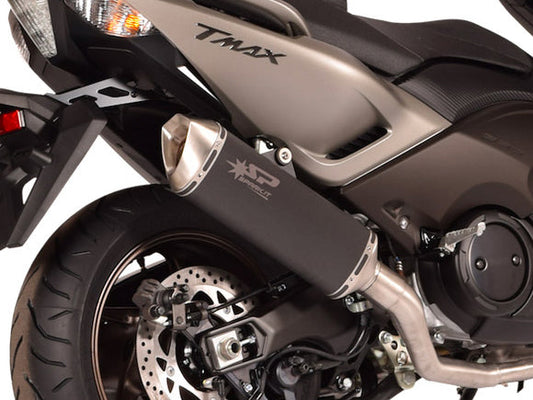 SPARK Yamaha TMAX 530 (12/16) Full Exhaust System "Force" (EU homologated; dark)
