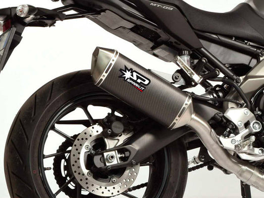 SPARK Yamaha MT-09 High Position Full Exhaust System "Force" (EU homologated)