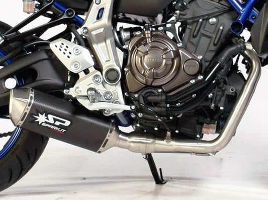 SPARK Yamaha MT-07/Tracer 700 Full Exhaust System "Force" (EU homologated; low position)