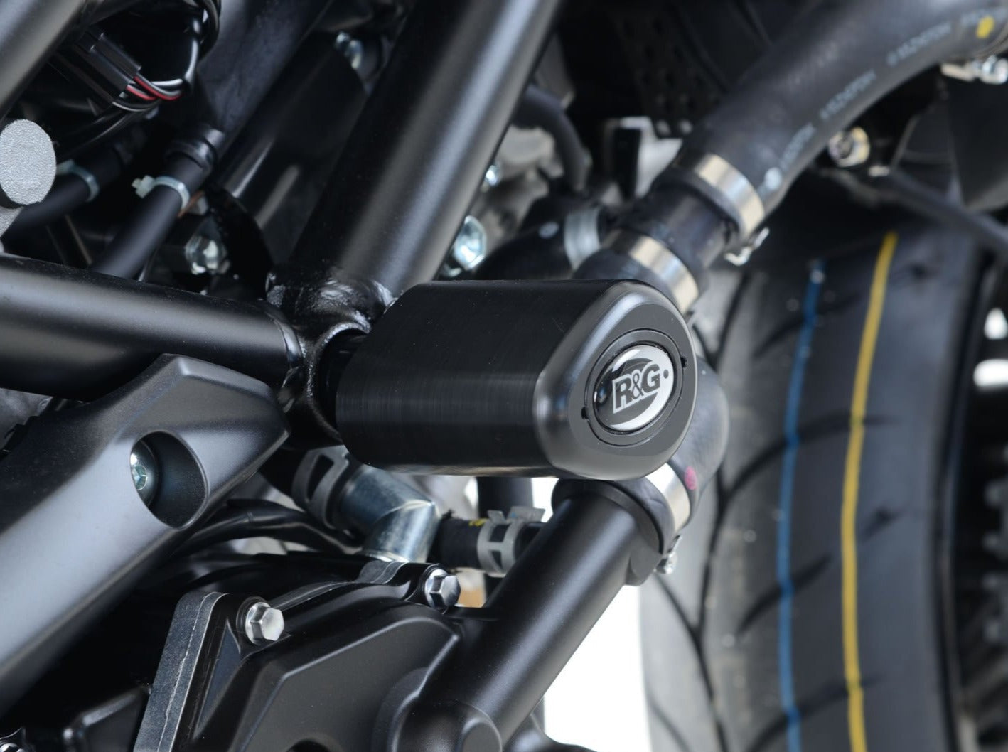 R&G RACING Suzuki SFV650/SV650/X Frame Crash Protection Sliders "Aero"