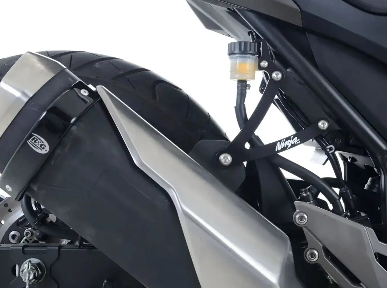 EH0055 - R&G RACING Kawasaki Ninja 300 / 250 / Z250 Exhaust Hanger & Blanking Plate Kit