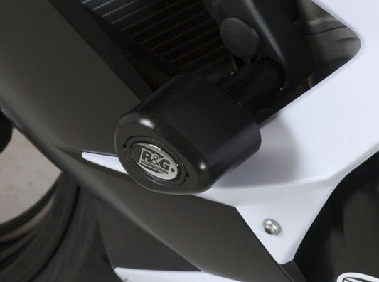 CP0328 - R&G RACING Kawasaki Ninja ZX-6R 636 (12/18) Frame Crash Protection Sliders "Aero"