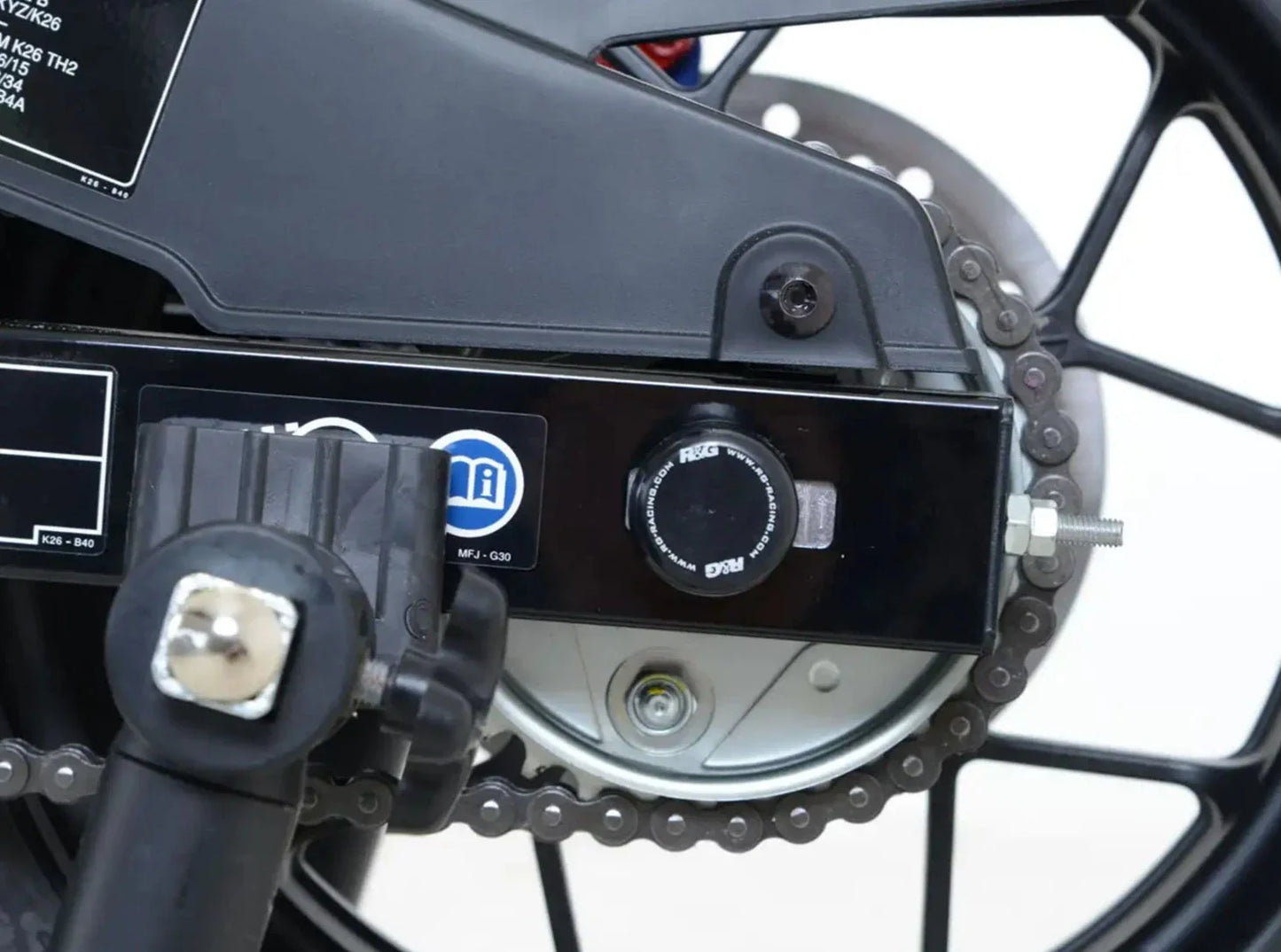 SS0039 - R&G RACING Honda MSX125 Grom / Monkey Rear Wheel Sliders (paddock stand bobbins)