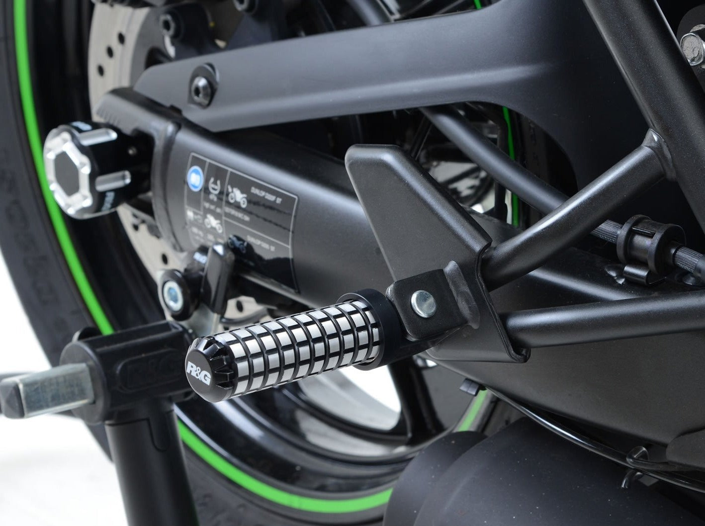 RFP0001 - R&G RACING Kawasaki EN650 Vulcan (2015+) Pillion Pegs (footpegs)