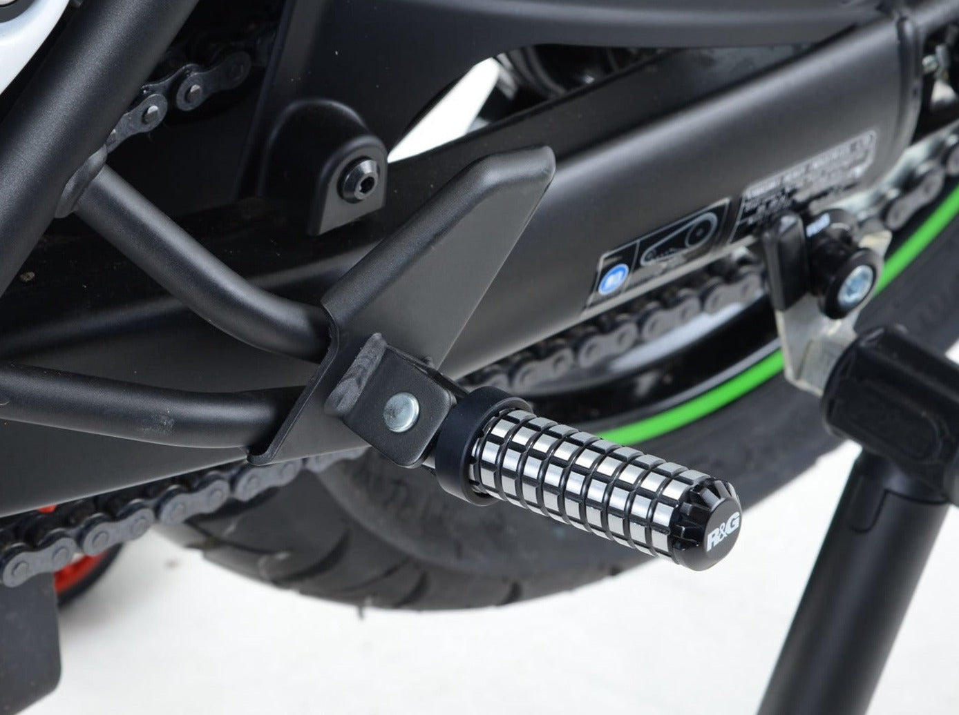 RFP0001 - R&G RACING Kawasaki EN650 Vulcan (2015+) Pillion Pegs (footpegs)