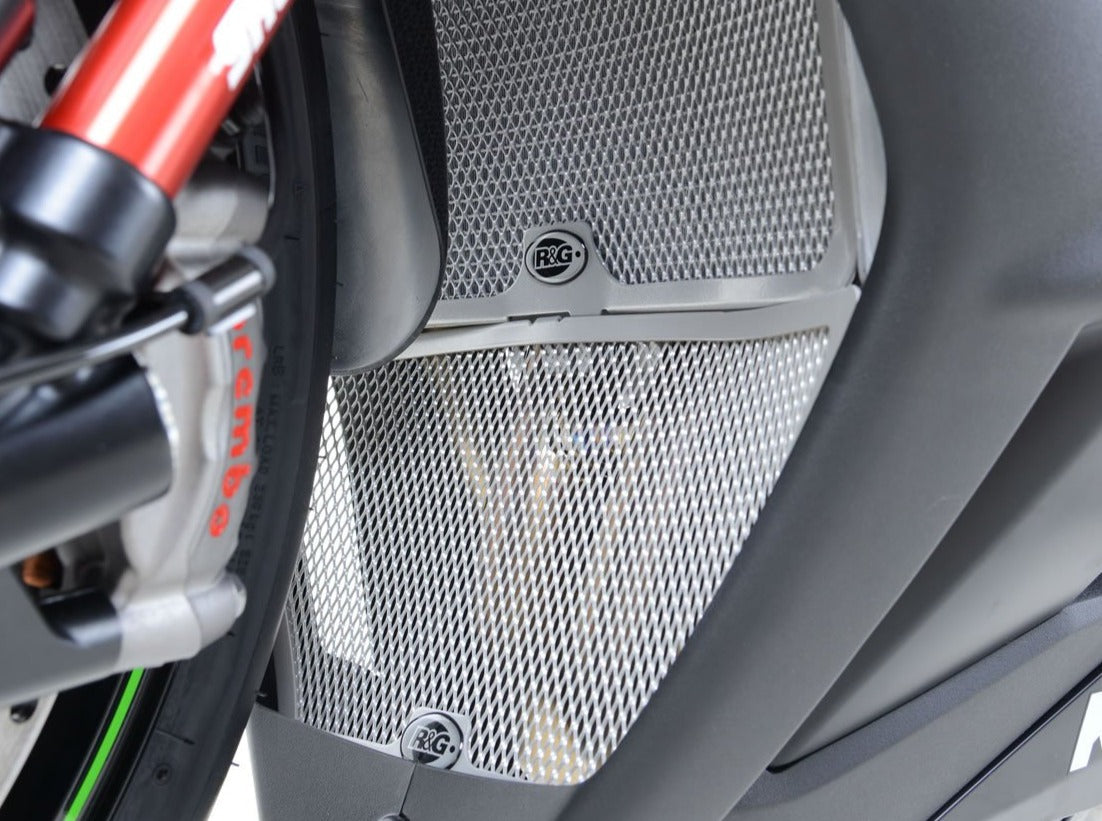 RAD0200 - R&G RACING Kawasaki Ninja ZX-10R (08/20) Radiator Guard & Downpipe Grill