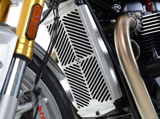 SRG0047 - R&G RACING Triumph Radiator Guard (steel)