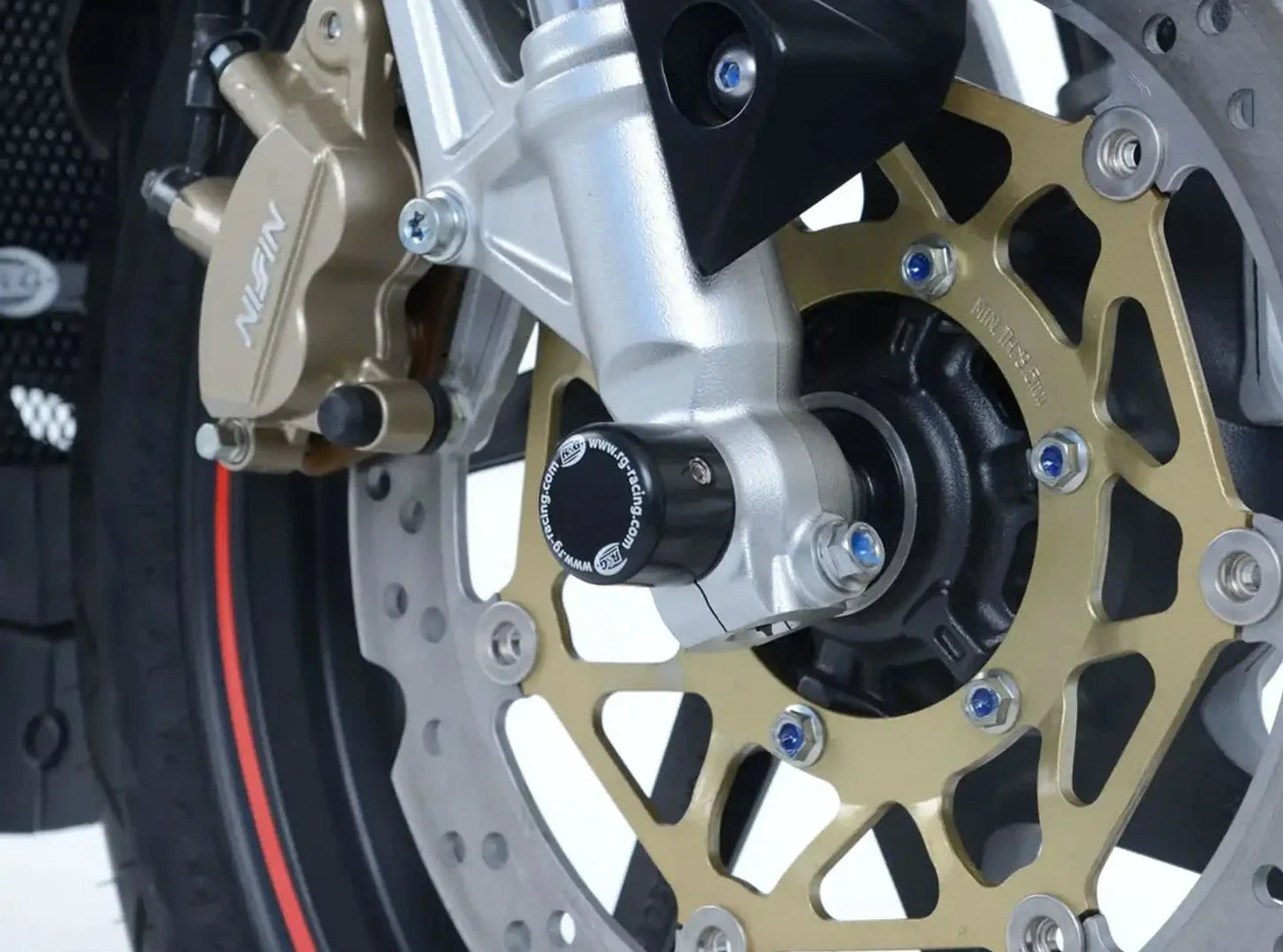 FP0195- R&G RACING Honda CBR250RR / Yamaha X-MAX 300 Front Wheel Sliders