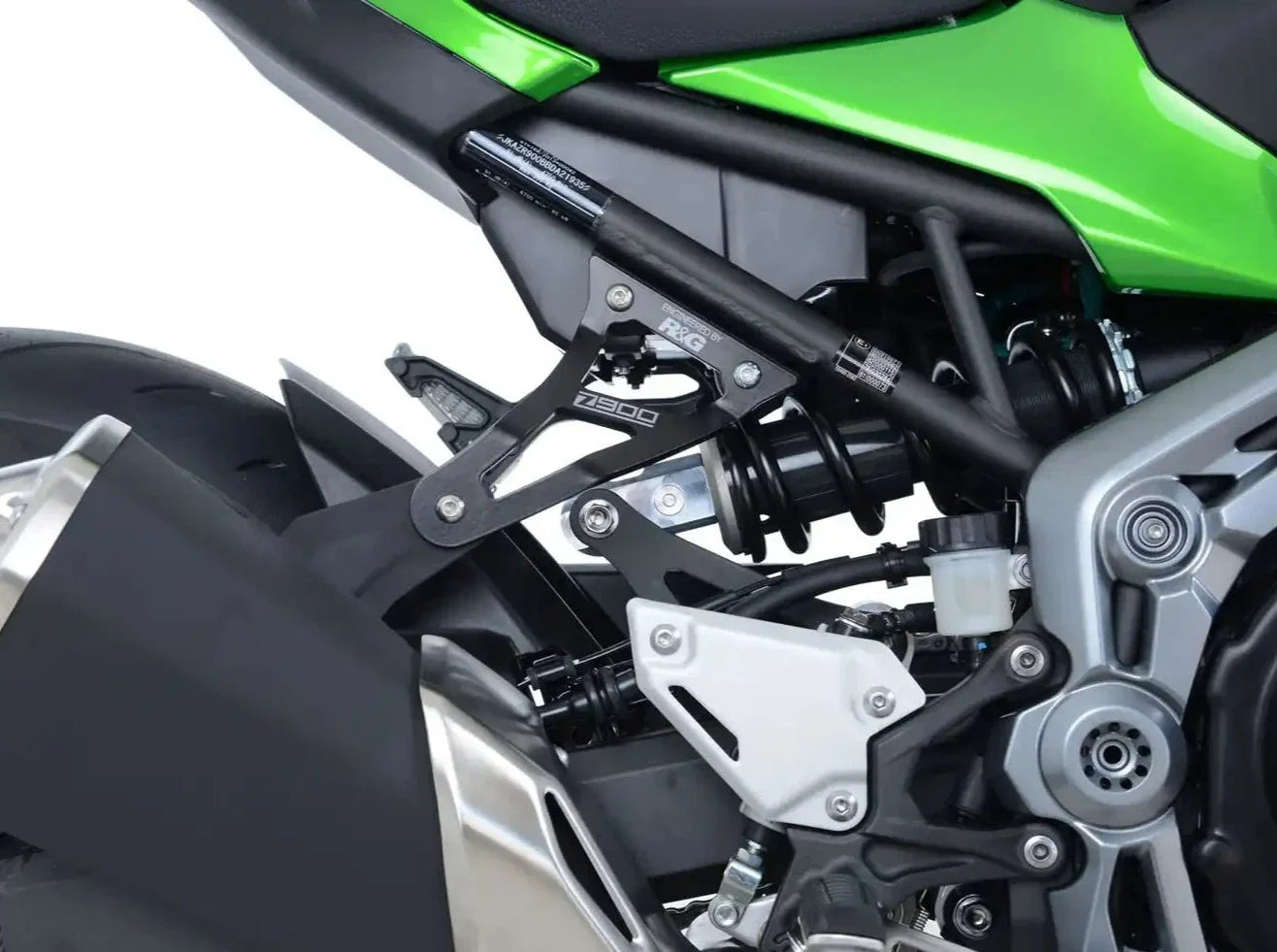 EH0074 - R&G RACING Kawasaki Z900 (2017+) Exhaust Hanger & Blanking Plate Kit