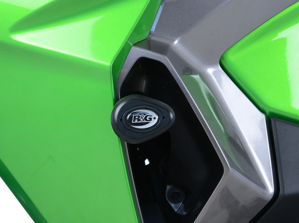 CP0434 - R&G RACING Kawasaki 250 / 300 Versys-X Frame Crash Protection Sliders "Aero"