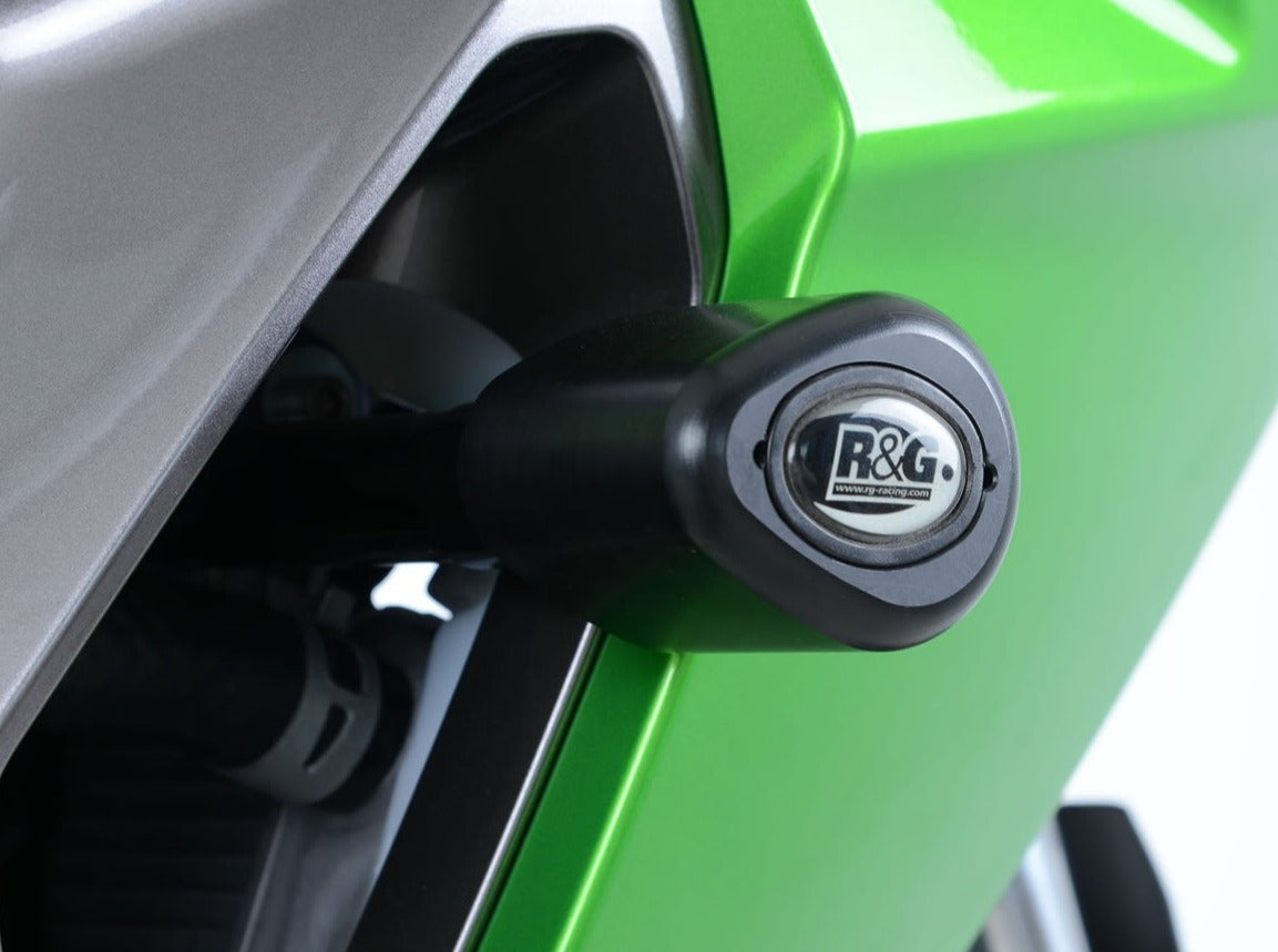 CP0434 - R&G RACING Kawasaki 250 / 300 Versys-X Frame Crash Protection Sliders "Aero"