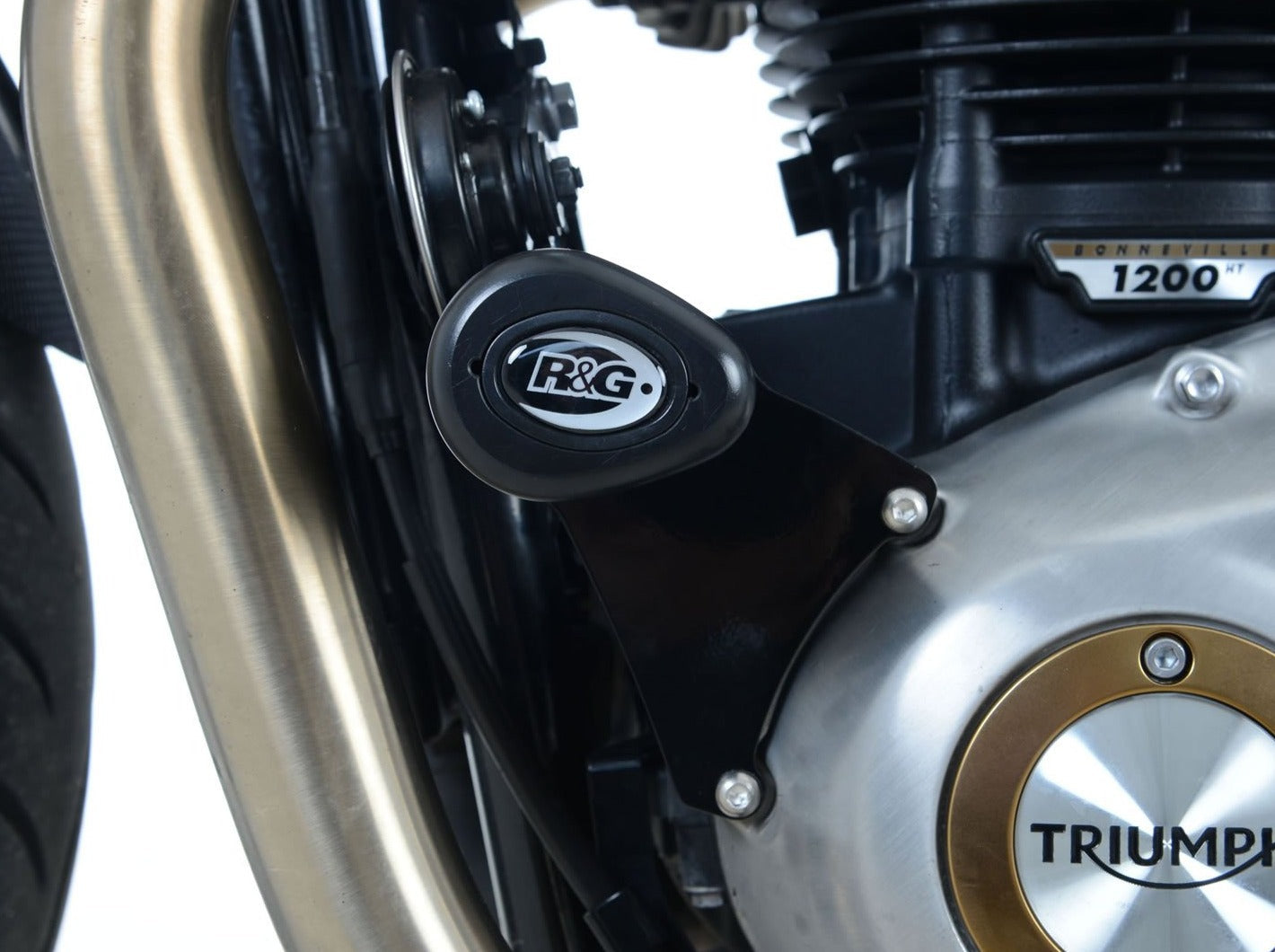 CP0436 - R&G RACING Triumph Bonneville Bobber (17/19) Frame Crash Protection Sliders "Aero"