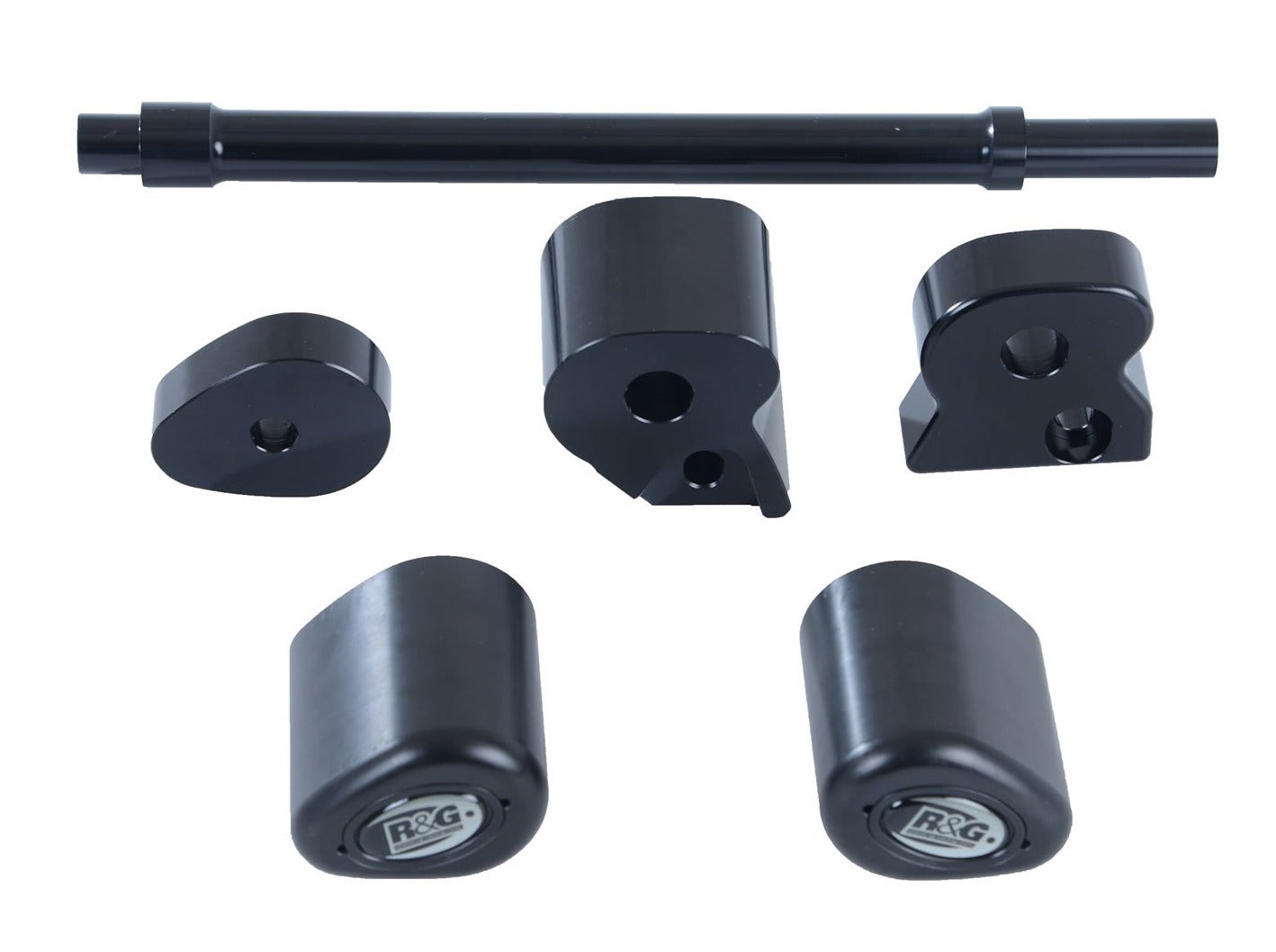 R&G RACING Kawasaki KLE650 Versys (10/14) Frame Crash Protection Sliders "Aero"